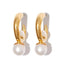 Panel Pearl Earrings